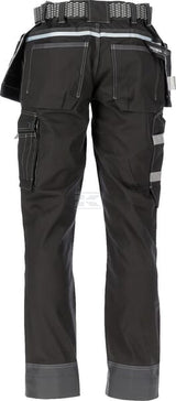 Arbeitshosen , Unisex , XS 70-80cm , W28-32" , schwarz, Kramp Technical by Kramp