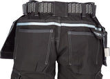 Arbeitshosen , Unisex , XS 70-80cm , W28-32" , schwarz, Kramp Technical by Kramp