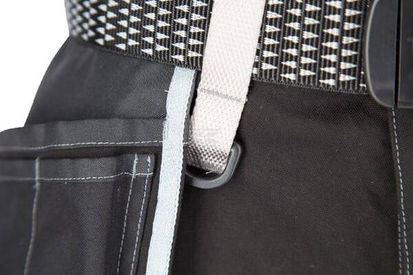 Arbeitshosen , Unisex , XS 70-80cm , W28-32" , schwarz, Kramp Technical by Kramp
