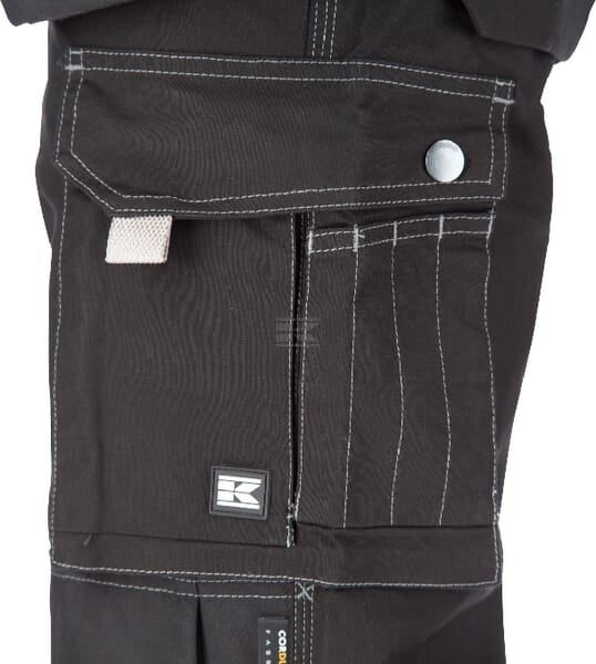 Arbeitshosen , Unisex , XS 70-80cm , W28-32" , schwarz, Kramp Technical by Kramp