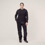 Latzhose, Erwachsener, Gr. XL UK:36-38 , schwarz, 4 Way Stretch , by Kramp