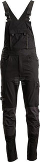 Latzhose, Erwachsener, Gr. XS UK:28 , schwarz, 4 Way Stretch , by Kramp