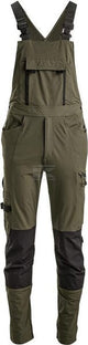 Latzhose, Erwachsener, Gr. XS UK:28 , oliv, 4 Way Stretch , by Kramp