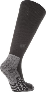 Thermosocken lang 35-38 schwarz/ grau