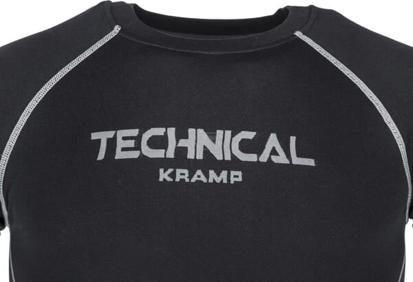 Nahtloses Thermoshirt L/XL, mit kurzem Arm