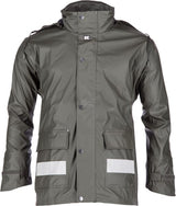 Regenjacke , grün, Größe M, Kramp