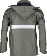 Regenjacke , grün, Größe S, Kramp