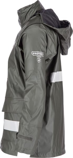 Regenjacke , grün, Größe S, Kramp