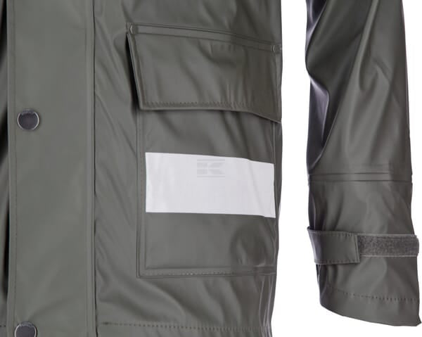 Regenjacke , grün, Größe S, Kramp