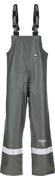 Latzhose wasserdicht, Erwachsener, Gr. M UK:36-38 , grün, Kramp Protect , by Kramp