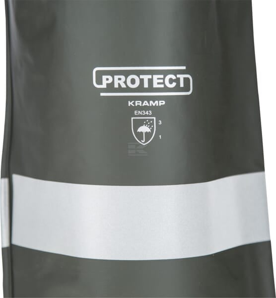 Latzhose wasserdicht, Erwachsener, Gr. M UK:36-38 , grün, Kramp Protect , by Kramp