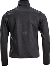 Fleece-Shirt 1/2 zip Herren, anthrazit 3XL