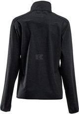 Fleece-Shirt 1/2 zip Damen, anthrazit XL