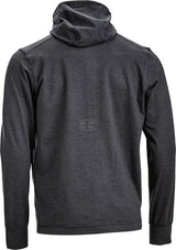 Fleece mit Reißverschluss und Kapuze Herren, anthrazit 2XS