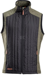 Hybrid/Fleece-Weste Herren, oliv XL