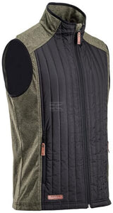 Hybrid/Fleece-Weste Herren, oliv M