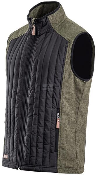 Hybrid/Fleece-Weste Herren, oliv M