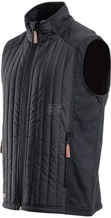 Hybrid/Fleece-Weste Herren, anthrazit 2XL