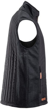 Hybrid/Fleece-Weste Herren, anthrazit 2XL