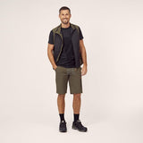 Kurze Hose, Herren, L, Aktiv-Stretch, oliv