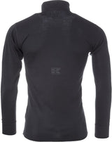 Thermohemd mit Rollkragen, 1/4 Reißverschluss, aus Merinowolle M
