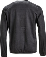 Fleeceshirt O-Ausschnitt Herren, anthrazit 2XL