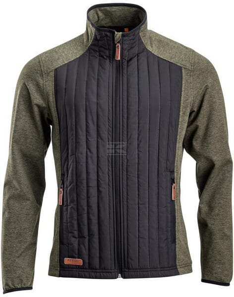 Hybrid/Fleecejacke Herren, oliv L