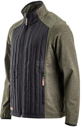 Hybrid/Fleecejacke Herren, oliv M