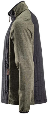 Hybrid/Fleecejacke Herren, oliv L