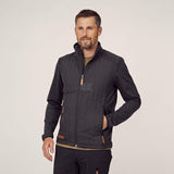 Hybrid/Fleecejacke Herren, anthrazit XS