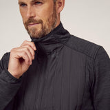 Hybrid/Fleecejacke Herren, anthrazit 2XS