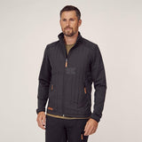 Hybrid/Fleecejacke Herren, anthrazit XS