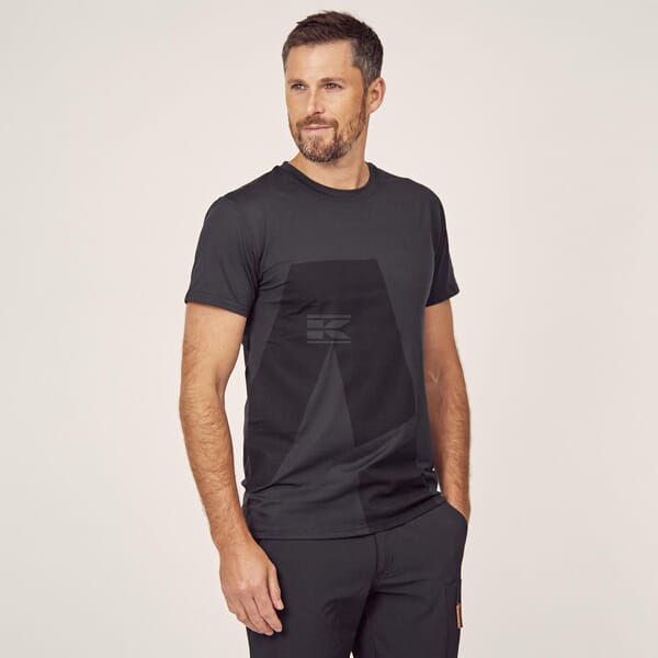 T-shirt Herren, schwarz S