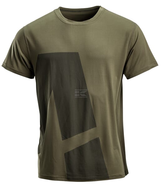 T-shirt Herren, oliv L