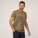 T-shirt Herren, oliv L