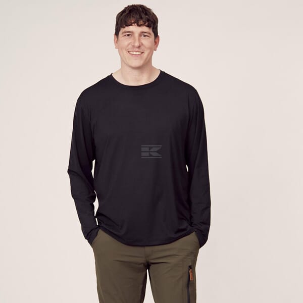 Langarm Herren, schwarz 2XL