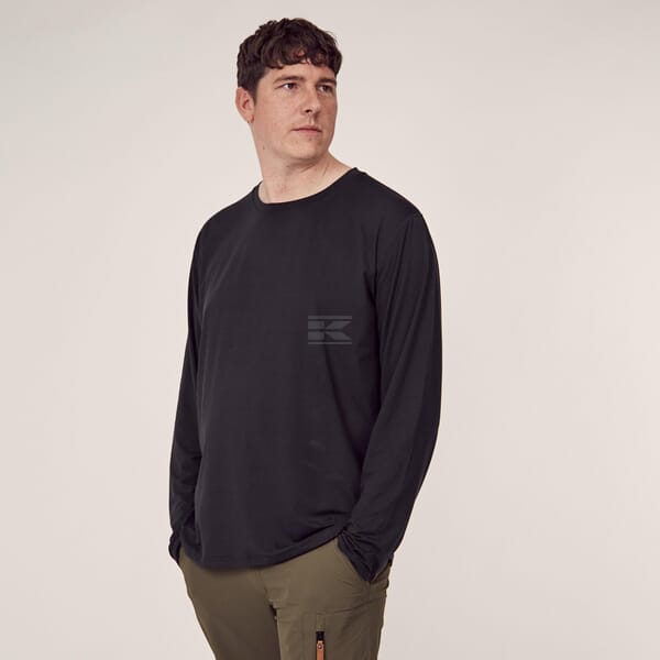 Langarm Herren, schwarz 2XL