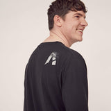 Langarm Herren, schwarz 2XL