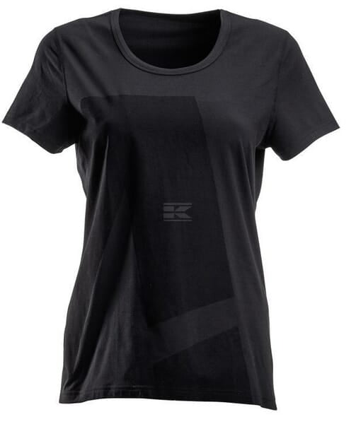 T-shirt Damen, schwarz XS