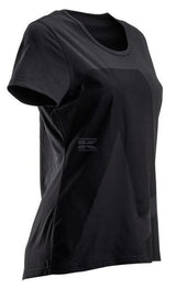 T-shirt Damen, schwarz L