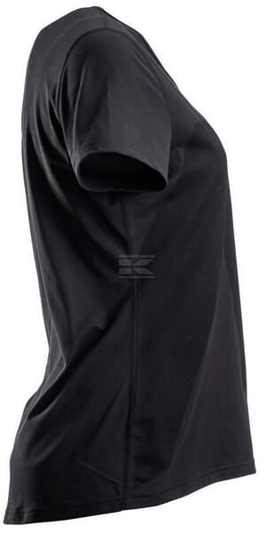 T-shirt Damen, schwarz L