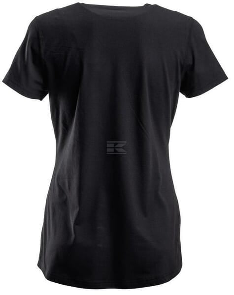 T-shirt Damen, schwarz L
