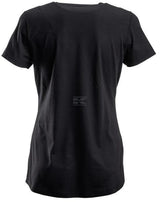 T-shirt Damen, schwarz L