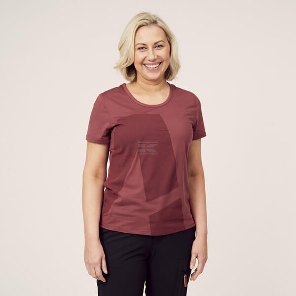 T-shirt Damen, rot M