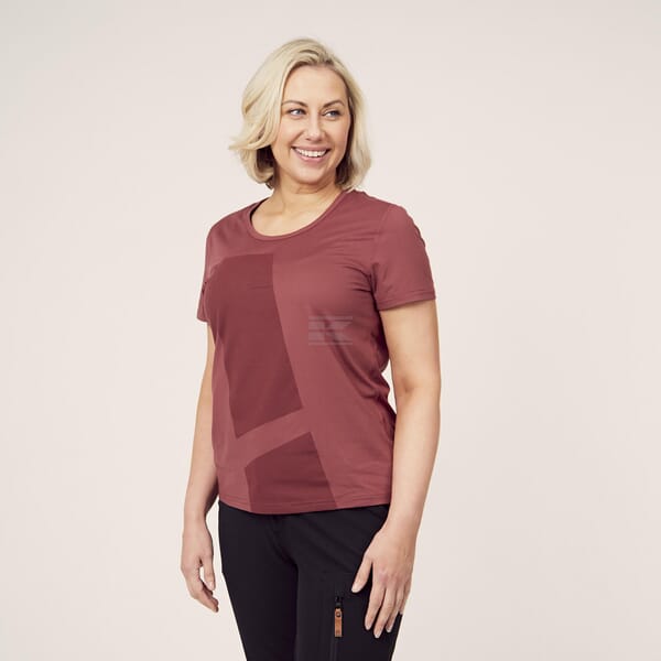 T-shirt Damen, rot M