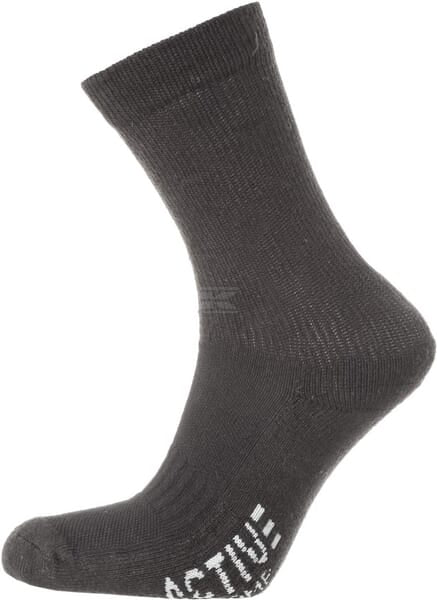Trekking Socken 39-42 schwarz