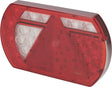 Multifunktions-Heckleuchte LED, 12V, 236x140x24,3mm, Bajonett 5-polig, Kramp