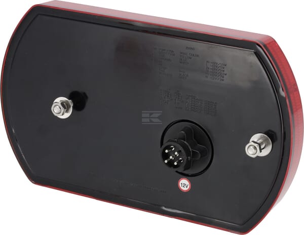 Multifunktions-Heckleuchte LED, 12V, 236x140x24,3mm, Bajonett 5-polig, Kramp