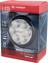 Arbeitsscheinwerfer, 10-30V, LED, 2500lm, Rund