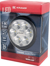 Arbeitsscheinwerfer, 10-30V, LED, 1500lm, Rund